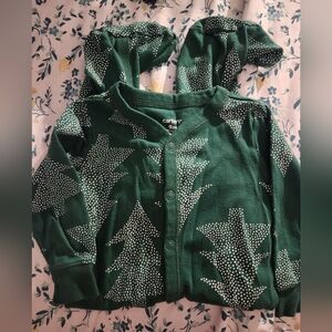 Carters Holiday/Christmas tree footie pajama